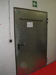 Sichere Lagerung alarmgesichert