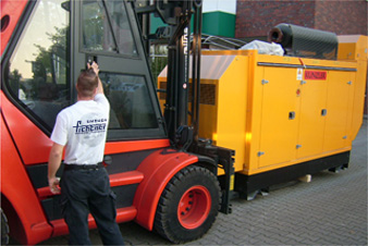 Schwertransport einer Produktionsanlage